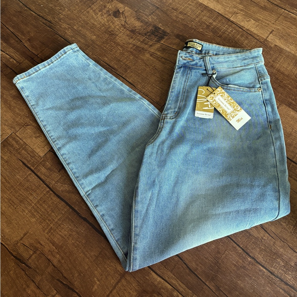 NWT | Suzanne Betro Mia High Waist Super Relaxed Jeans